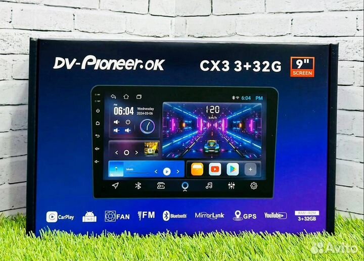 Android магнитола 3+32Gb Pioneer CX3 wifi+IPS