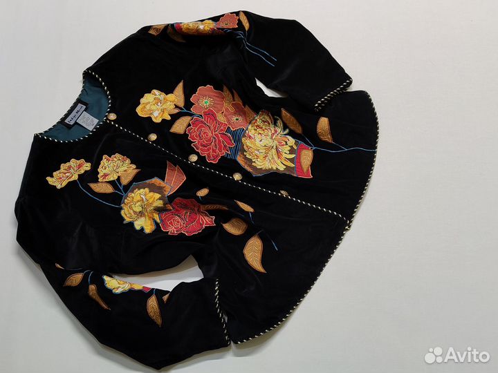 Жакет бархатный 3xl