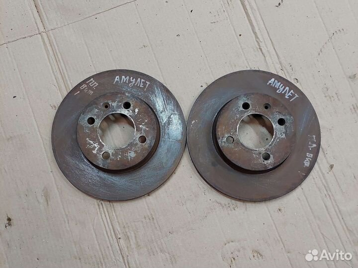 Диск тормозной передний Chery Amulet А15 2003-2012