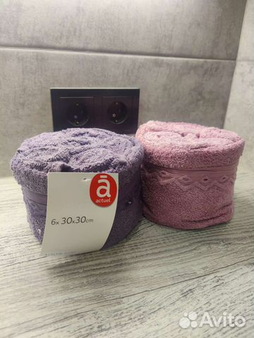 Набор махровых салфеток полотенец