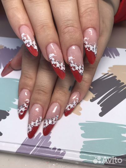 Наращивание ногтей акрилом