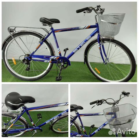 28д. Stels Navigator 305 С красный с корзиной