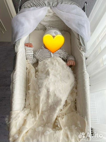 3 комплекта белья в коляску/ люльку х/б