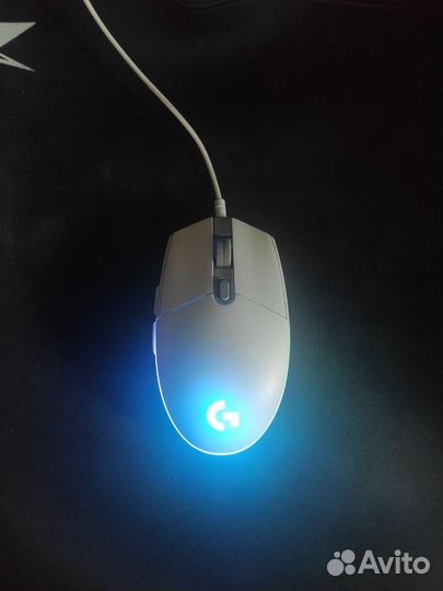 Игровая мышь logitech g102 + коврик