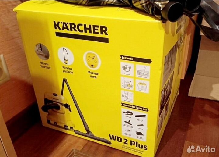 Пылесос Karcher WD2 Plus