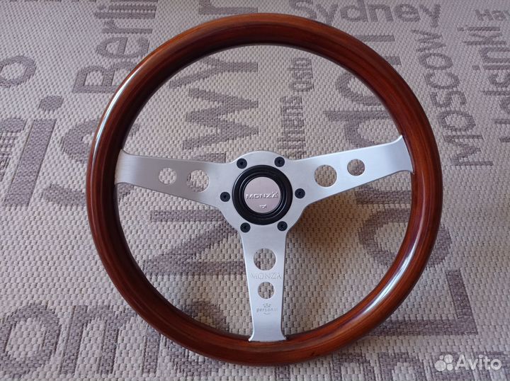 Оригинальный деревянный руль Personal Monza