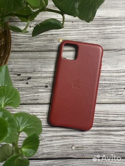 Оригинальные кожаные чехлы iPhone 11Pro Max