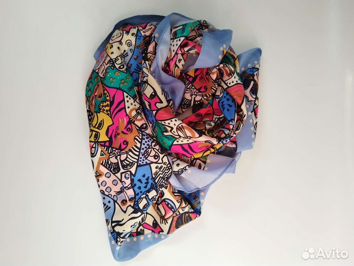 Платок шейный шелк