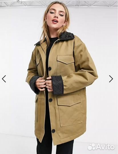 Куртка утепленная со стеганой подкладкой ASOS