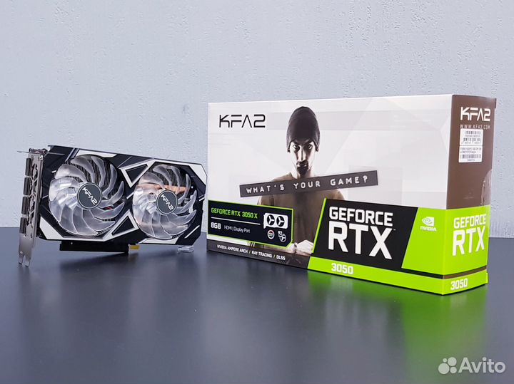 KFA2 GeForce RTX 3050 X black 8Gb новая
