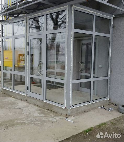 Алюминиевые окна, двери, раздвижные двери