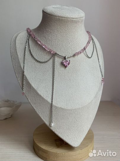 Колье чокер с подвесками