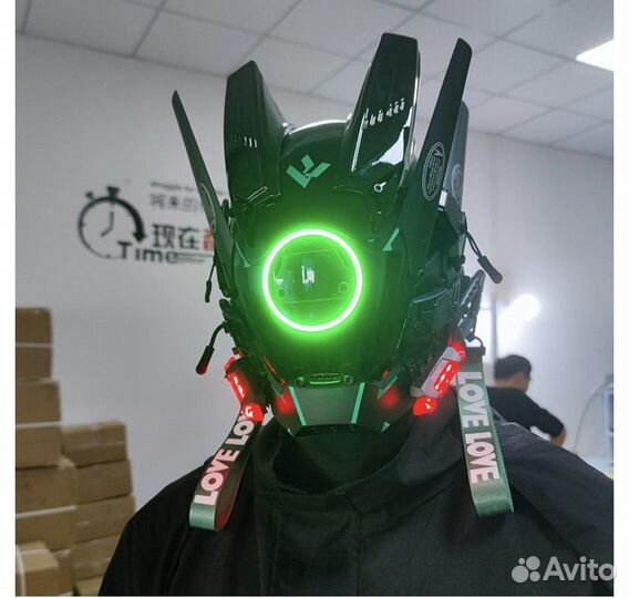 Маска стиль Киберпанк