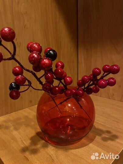 Ваза цветное стекло