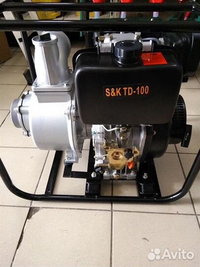 Мотопомпа дизельная S&K TD-50