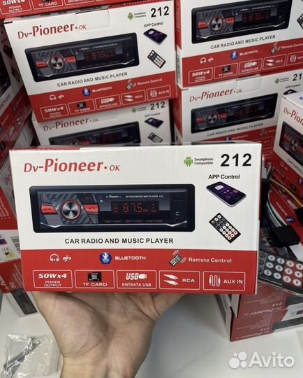 Автомагнитола pioneer с bluetooth