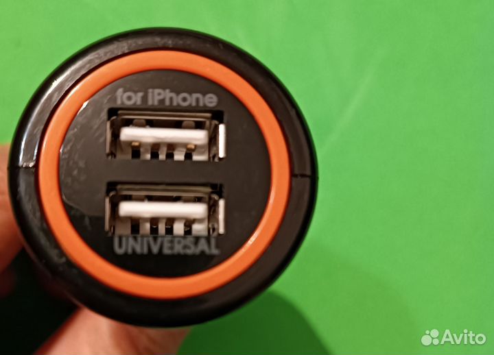 Автомобильное зарядное устройство, 2 порта