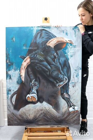 Картина с быком