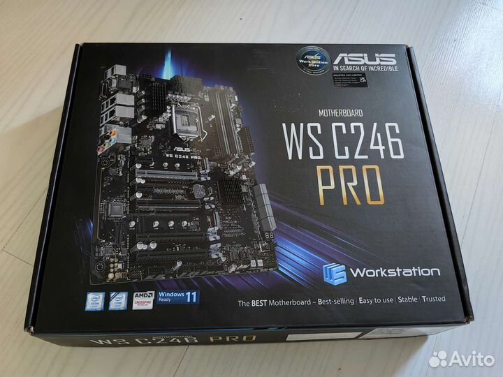Материнская плата asus WS C246 PRO