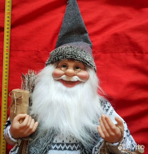 Игрушка Новый Год кукла 60см Санта-Клаус Дед Мороз