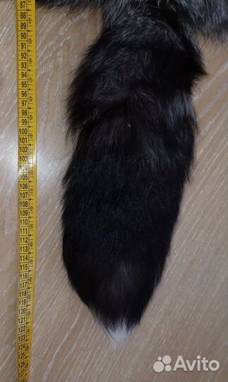 Шкурка чернобурки цельная