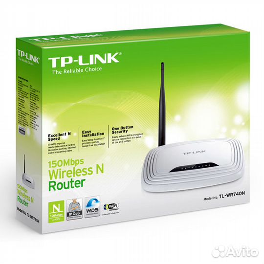 Wi-Fi роутер TP-link TL-WR740N