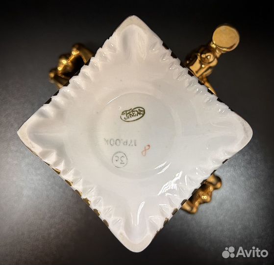 Самовар Гжель золотая СССР