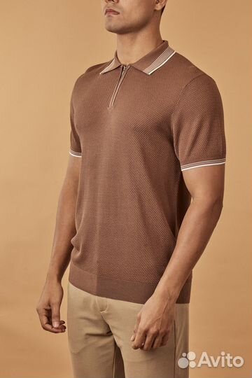 Поло Brunello Cucinelli с коротким рукавом премиум