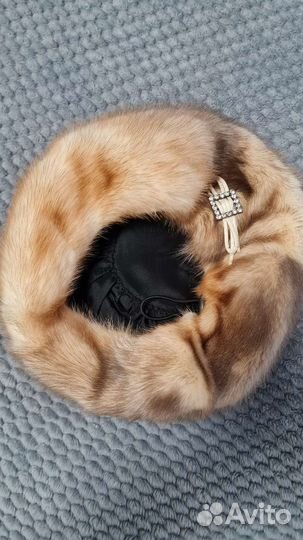 Берет норковый