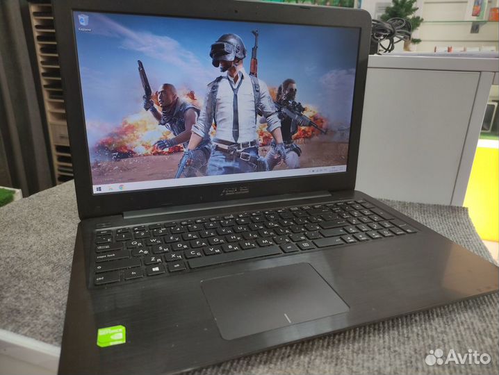 Игровой ноутбук asus i5-6200U 940MX 2GB 240GB SSD