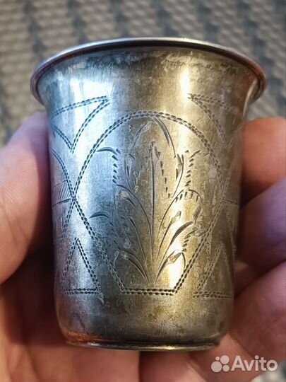 Обьем 100 мл. 1896 г. Серебро 84 пр. Кидушный