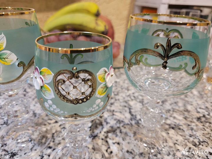 Бокалы для вина богемия -12 штук