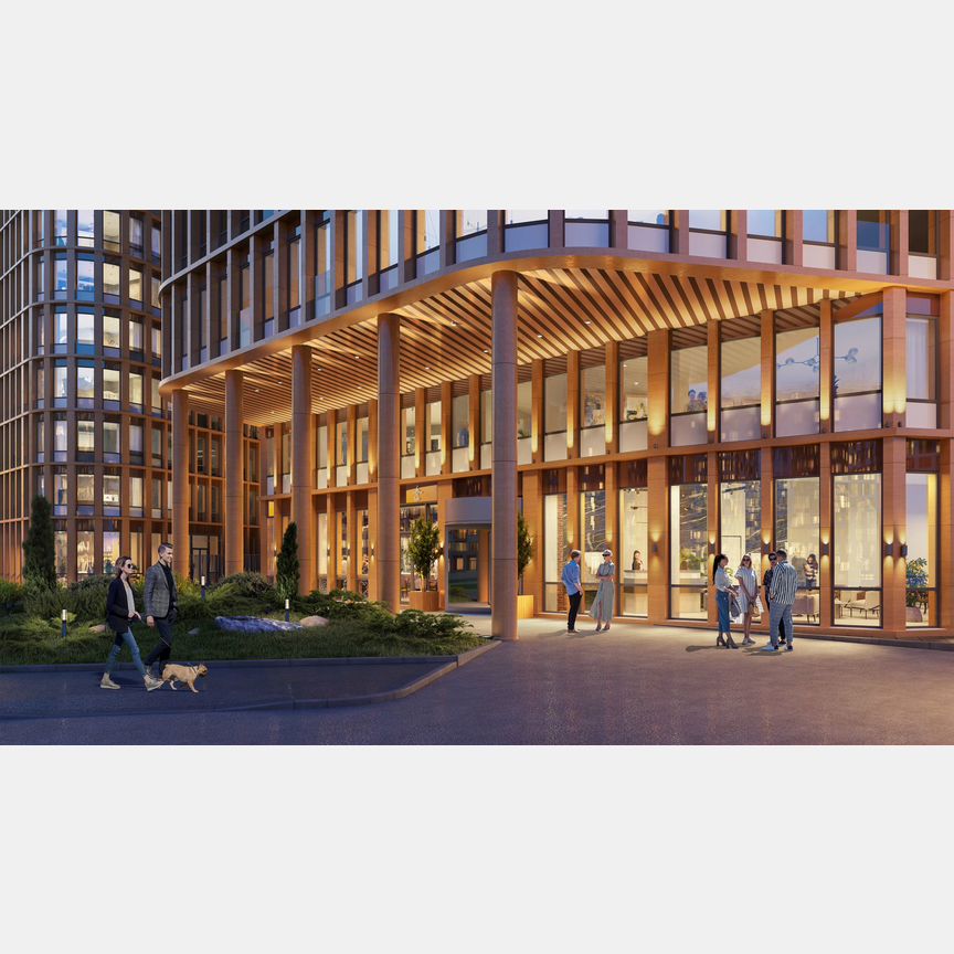 1-к. апартаменты, 43,9 м², 2/15 эт.