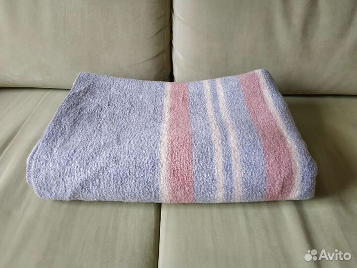 Плед шерстяной СССР, одеяло шерстяное