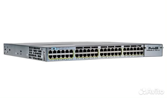 Коммутатор (свич) Cisco WS-C3750X-48T-E C ндс
