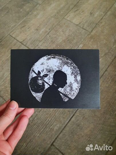 Открытка с автографом Oxxximiron, Оксимирон