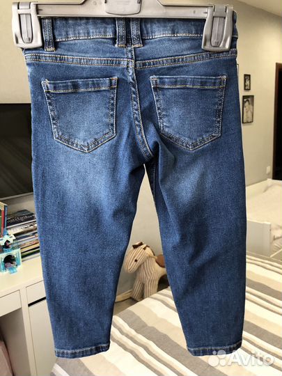 Джинсы новые 98-104