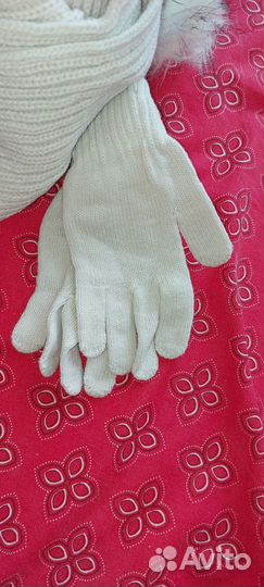 Шапка+перчатки+шарф (Турция)