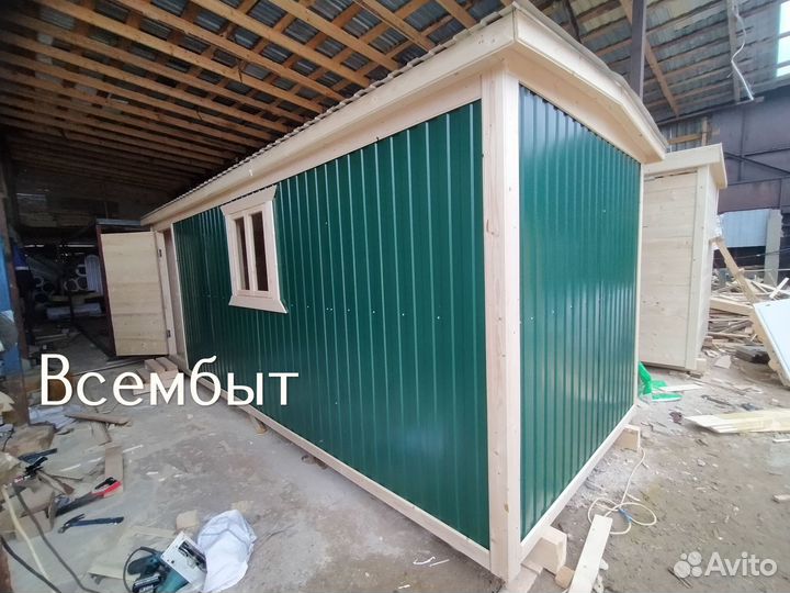 Новый вагончик бытовка с доставкой на манипуляторе