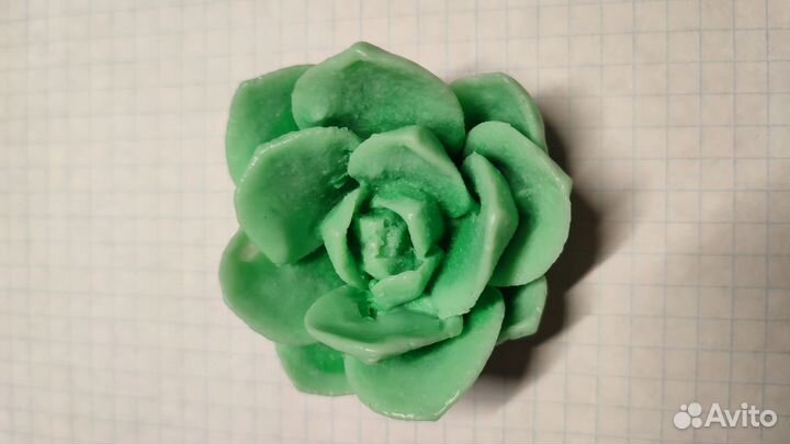 Силиконовые формы для мыла суккулент и снежинки