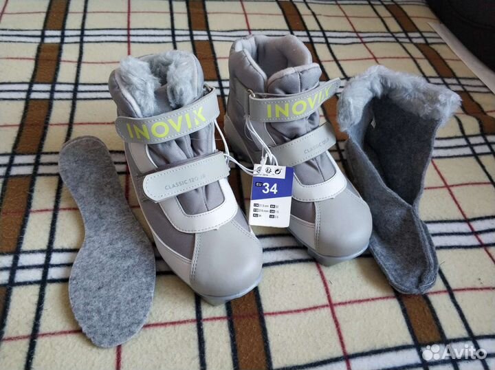 Лыжные ботинки детские 34 nnn