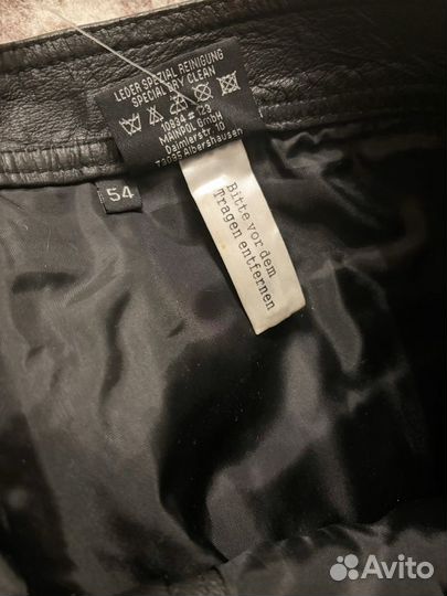 Новые кожаные штаны 54 р-р