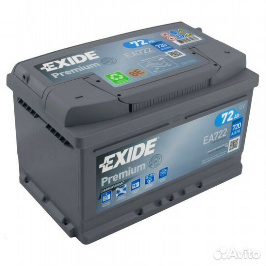 Аккумулятор для ford Exide 72ah 720EN
