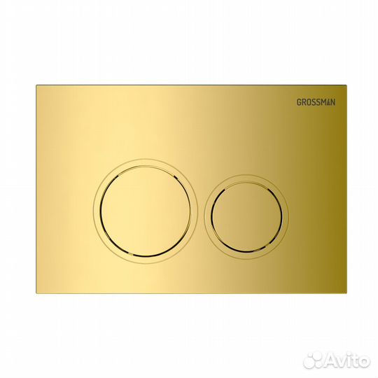 Комплект инсталяц. золото глянц+унитаз GR-4441S G