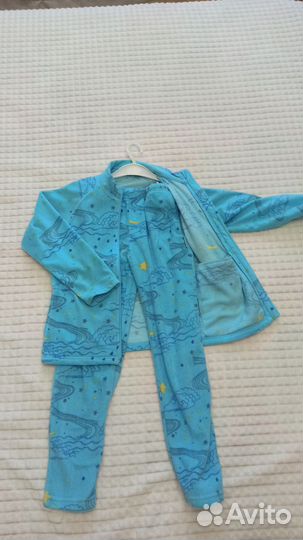 Флисовый костюм 128см