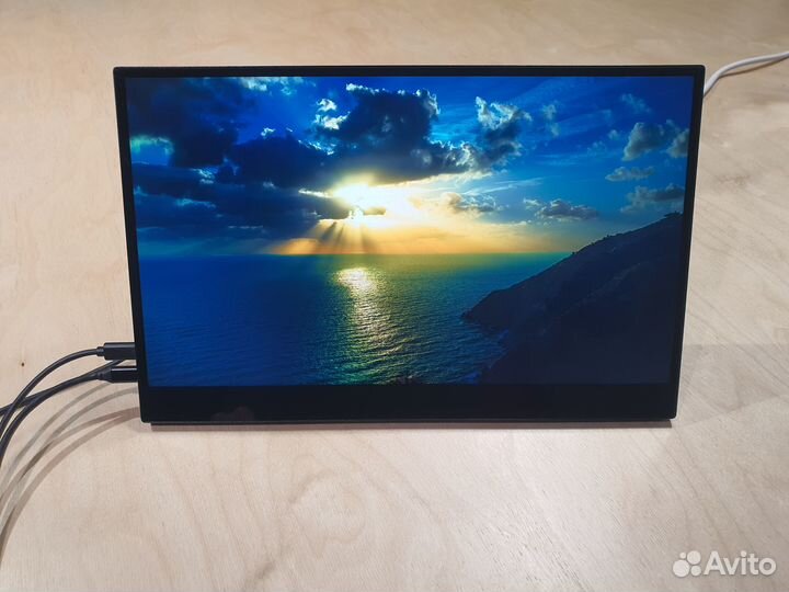 Портативный монитор vchance 15.6 дюйм 4K сенсорный