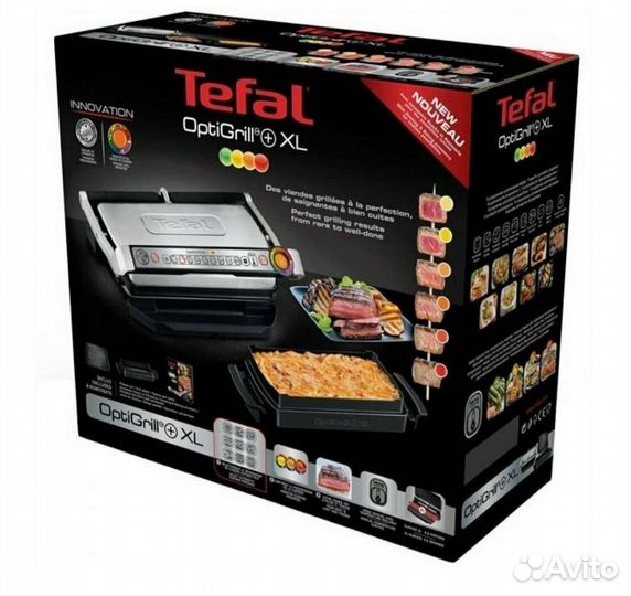 Электрогриль tefal optigrill xl