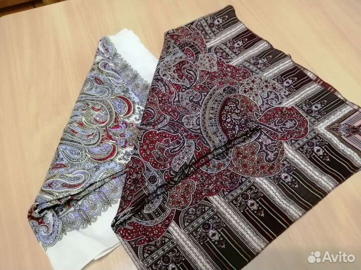 Павловопосадский платок шерсть