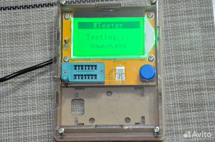 Цифровой тестер LCR-T4 ESR (с блоком питания)