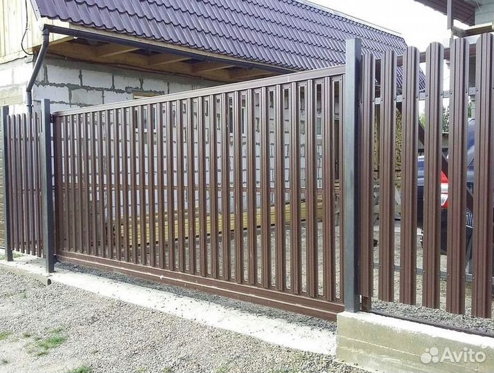 Откатные ворота в наличии